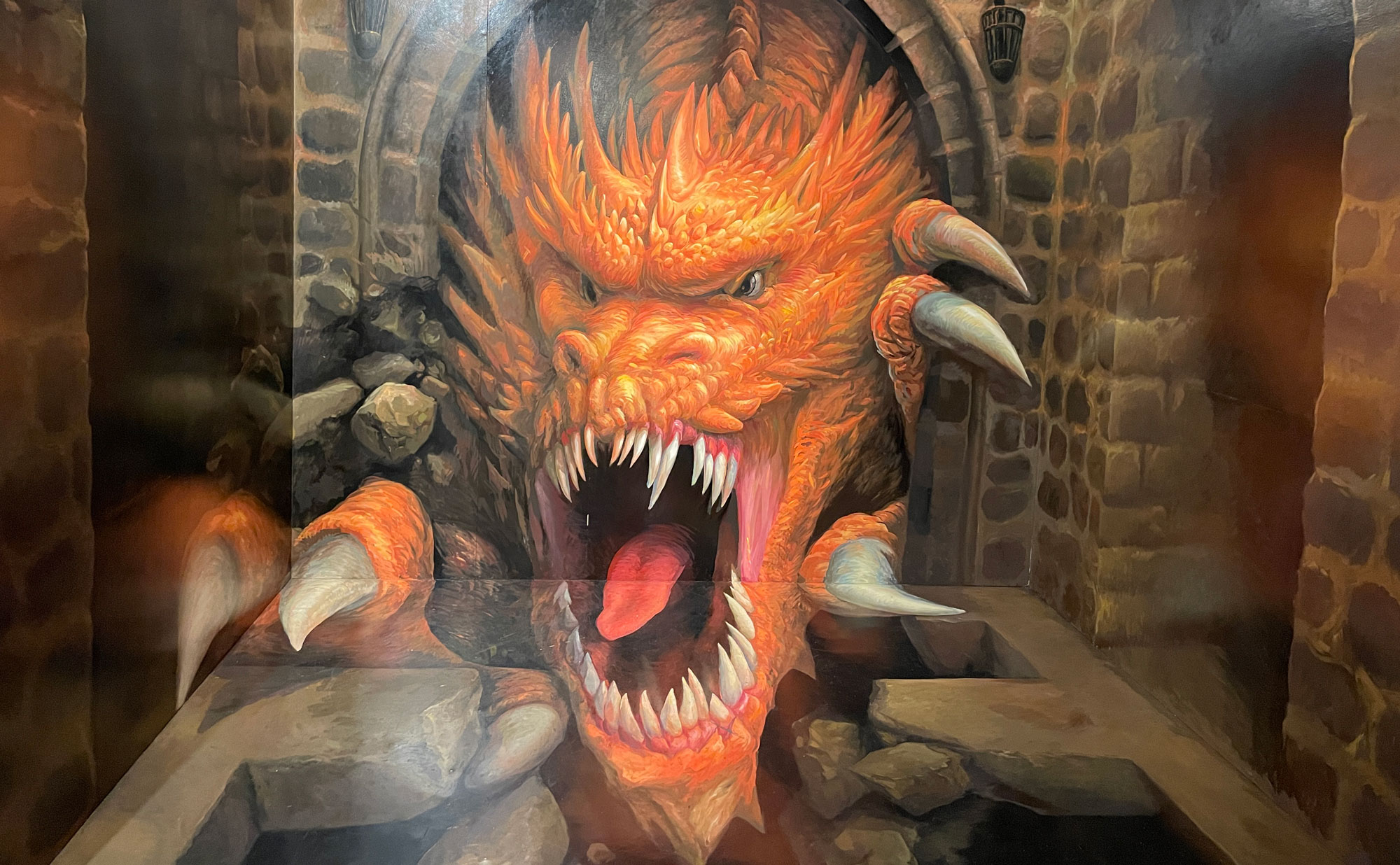 熱海観光局-熱海トリックアート迷宮館のドラゴン
