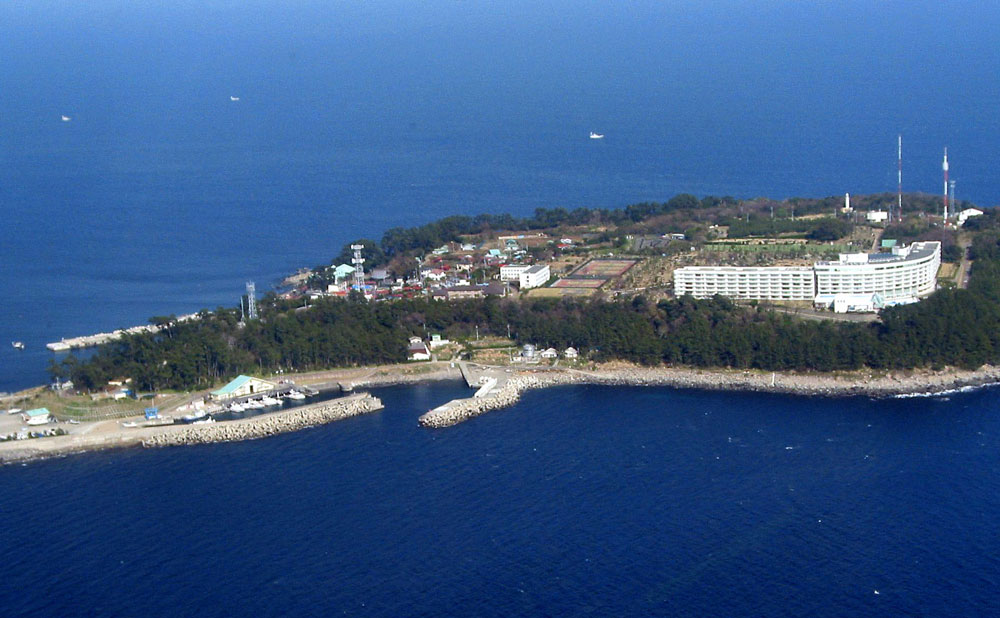 Panoramic view of Hatsushima