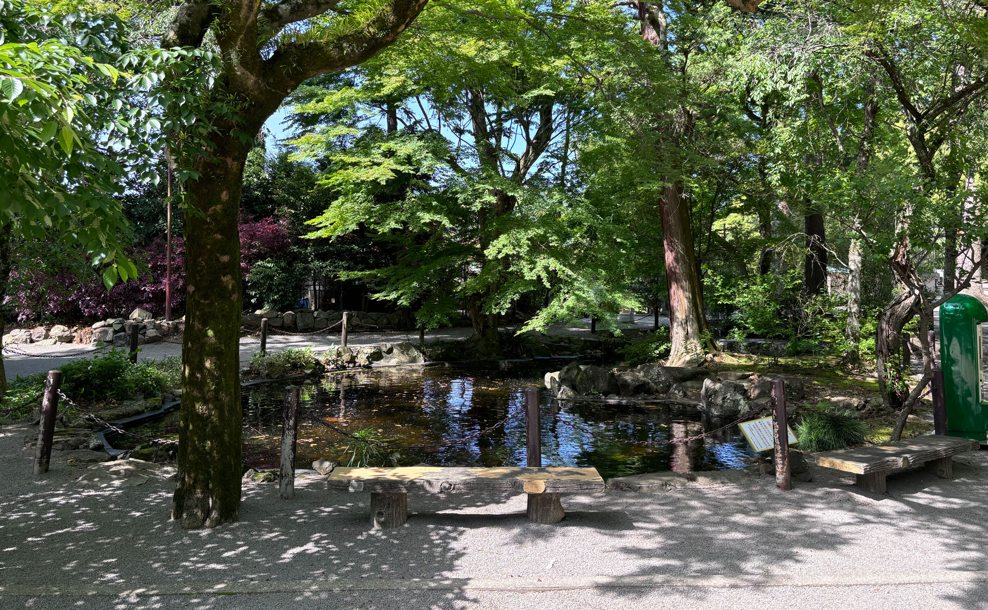 熱海観光局-伊豆山神社境内の池
